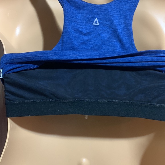 Athlux Sports Tank/Bra Blue XXL 2X  Stretchy Polyester Spandex - Picture 9 of 14